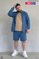 Conjunto Deportivo con Short- Hombre Plus Size