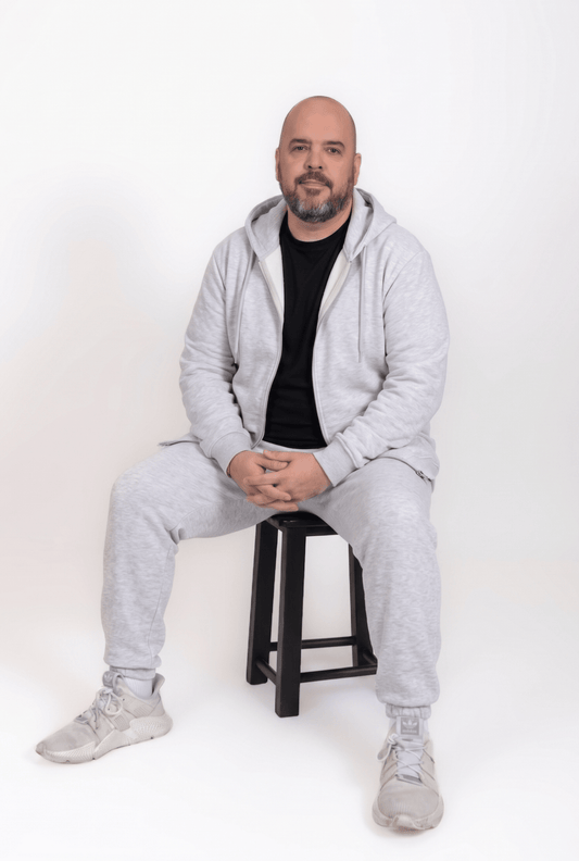 Conjunto Sudadera y Pants Para Hombre Plus Size - Love My Fit