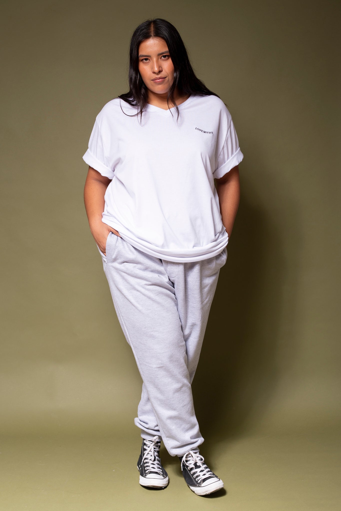 Kit De 4 Playeras Manga Corta Cuello V Para Mujer - Love My Fit