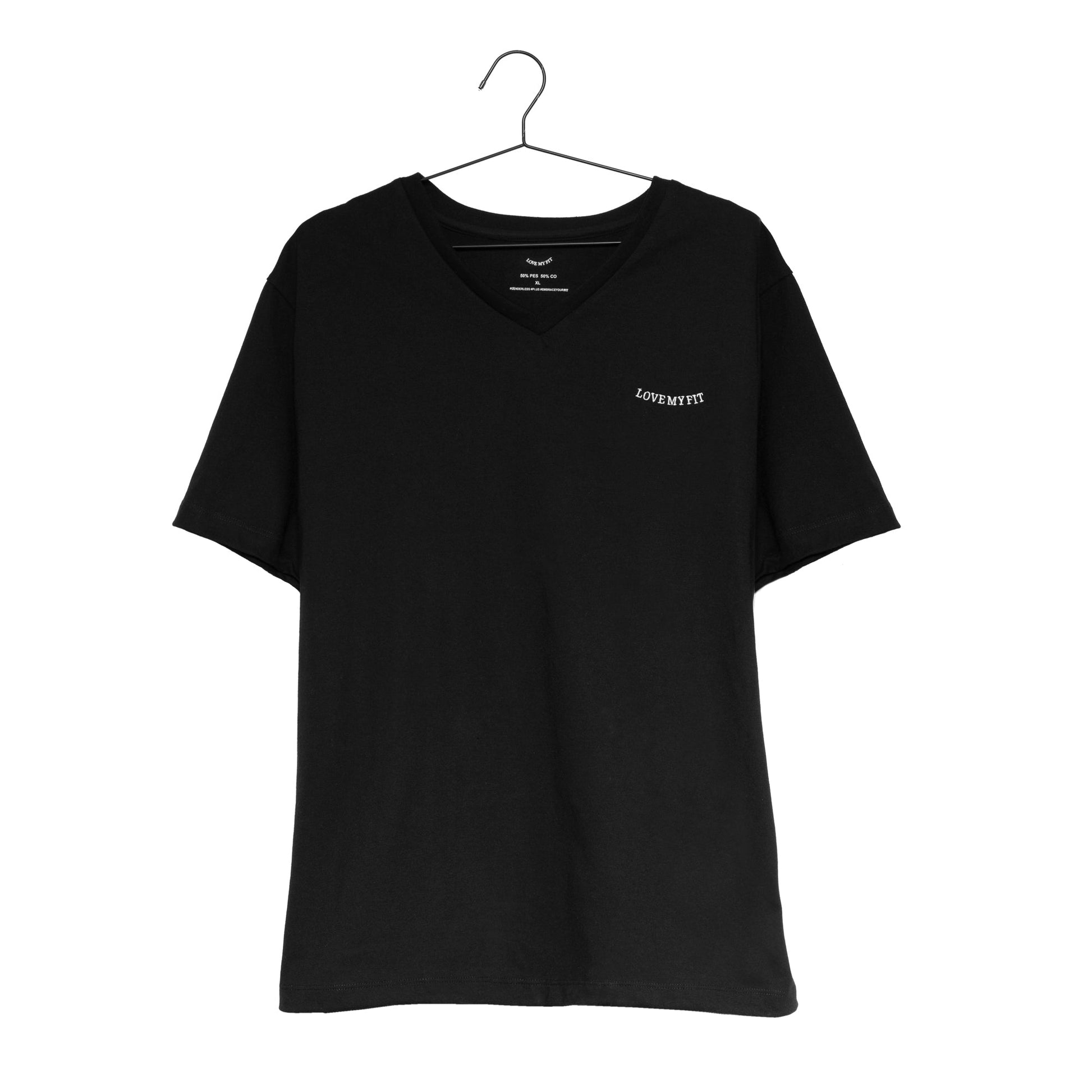 Playera Básica Cuello En V Algodón Para Hombre - Love My Fit