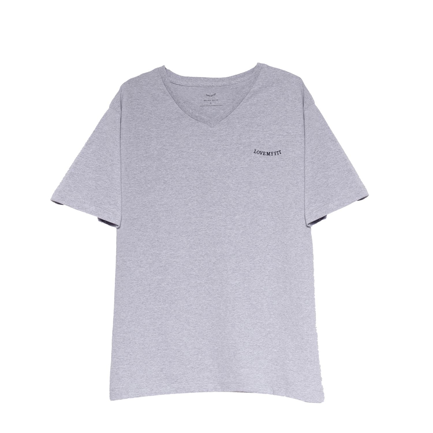 Playera Básica Cuello En V Algodón Para Hombre - Love My Fit