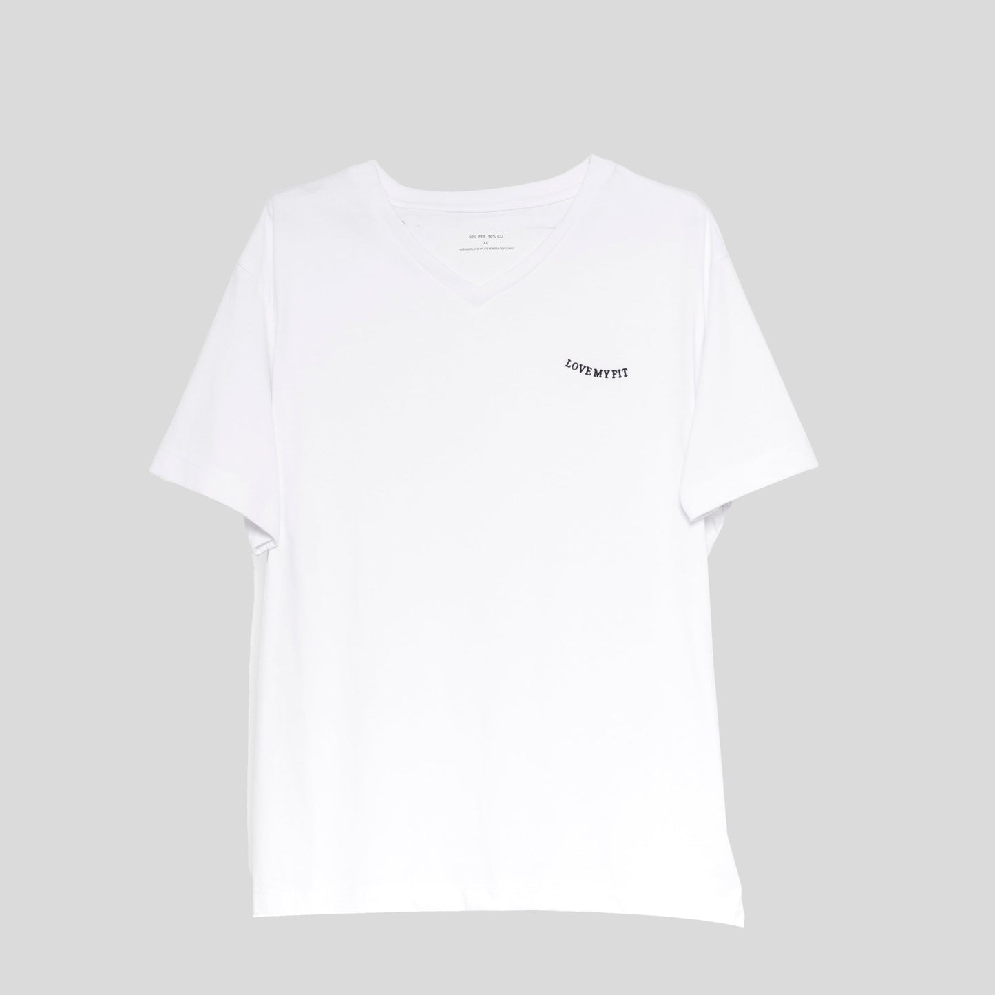 Playera Básica Cuello En V Algodón Para Mujer - Love My Fit